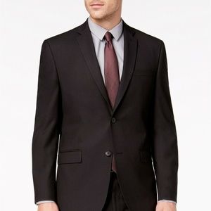 MARC NEW YORK Mens Black Classic Fit 2 PIECE suit